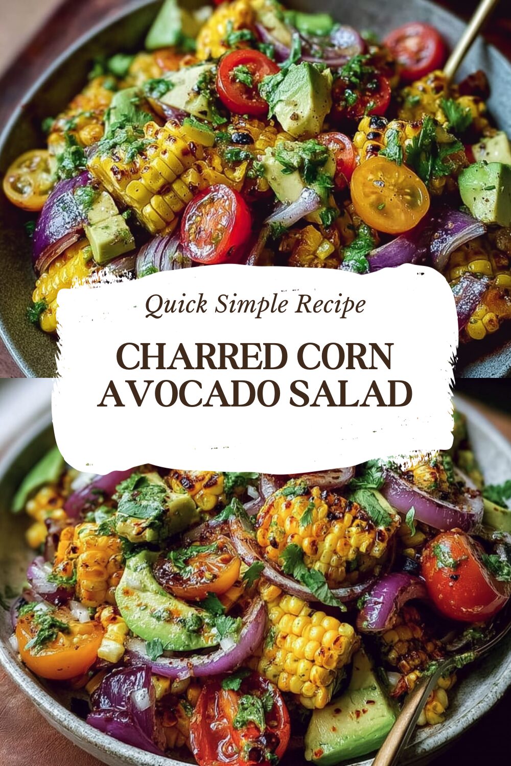 Charred Corn Avocado Salad