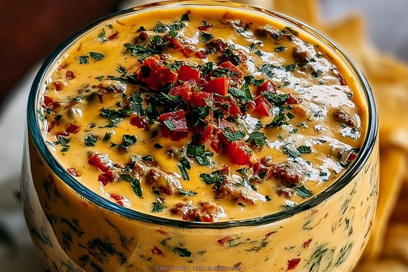 Cheesy Rotel Ranch Queso