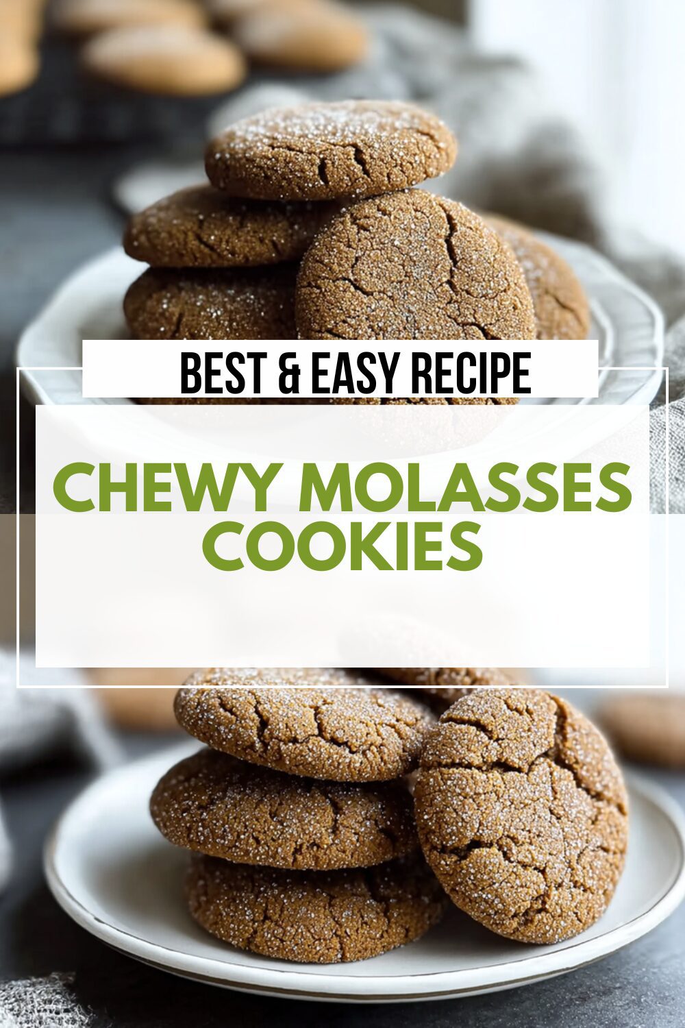 Chewy Molasses Cookies