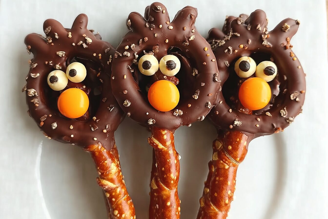 Chocolate Covered Turkey Pretzels