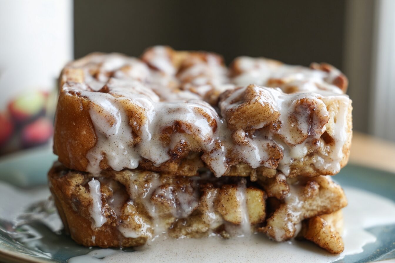 Cinnamon Apple Fritter Bread