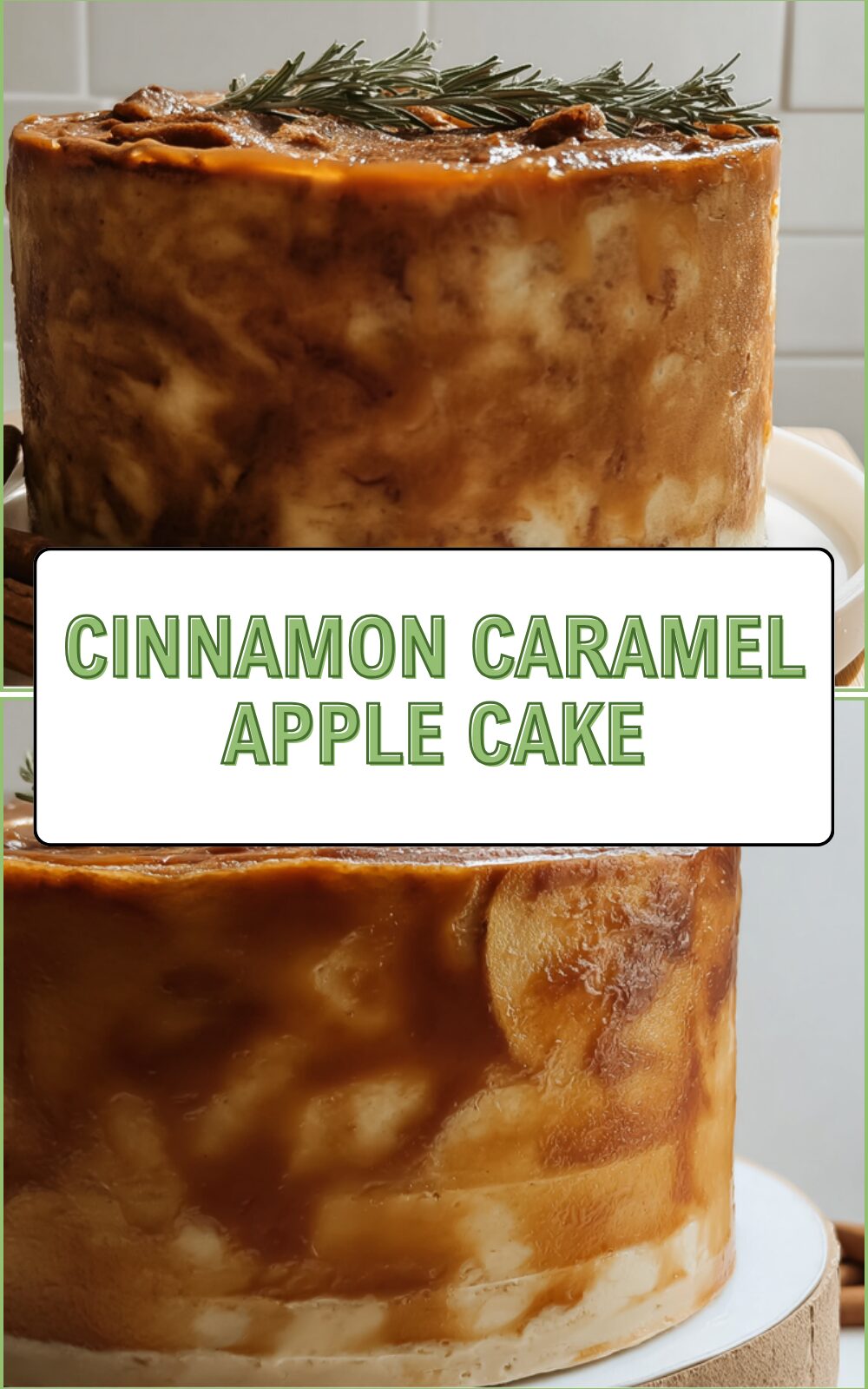 Cinnamon Caramel Apple Cake