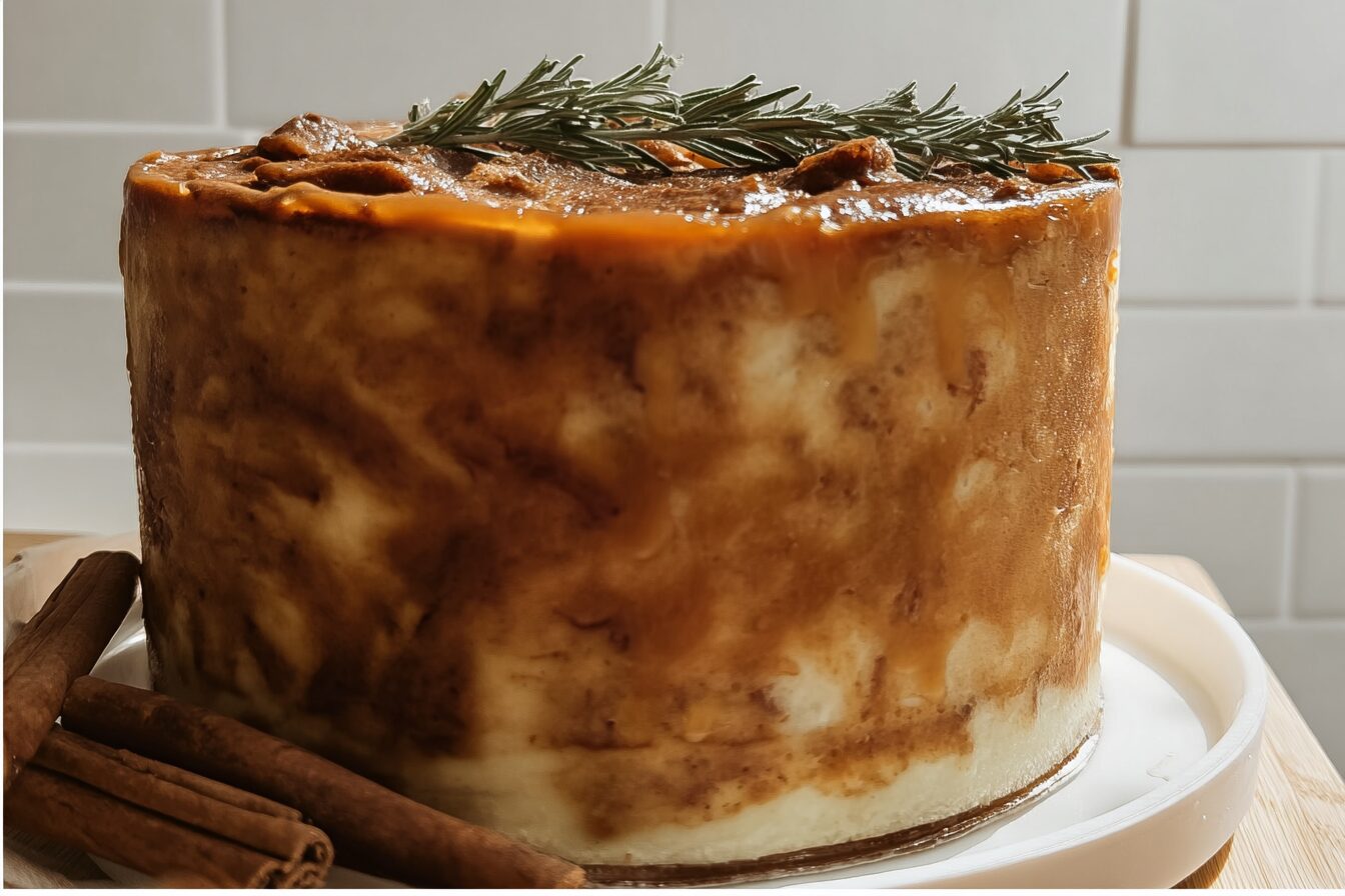 Cinnamon Caramel Apple Cake