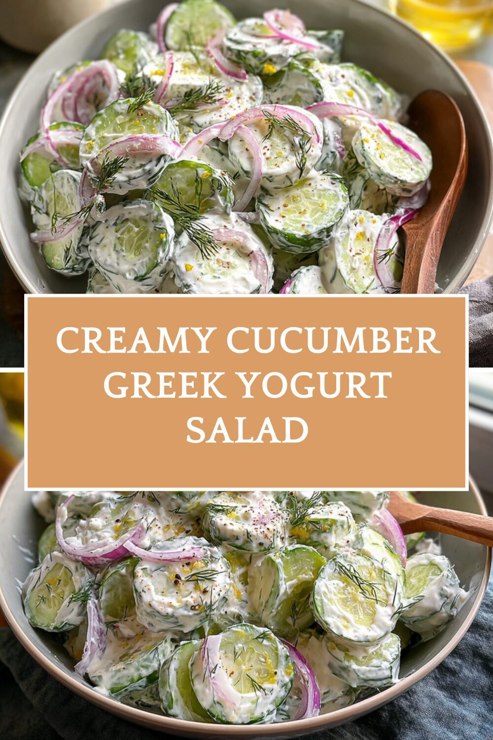 Creamy Cucumber Greek Yogurt Salad