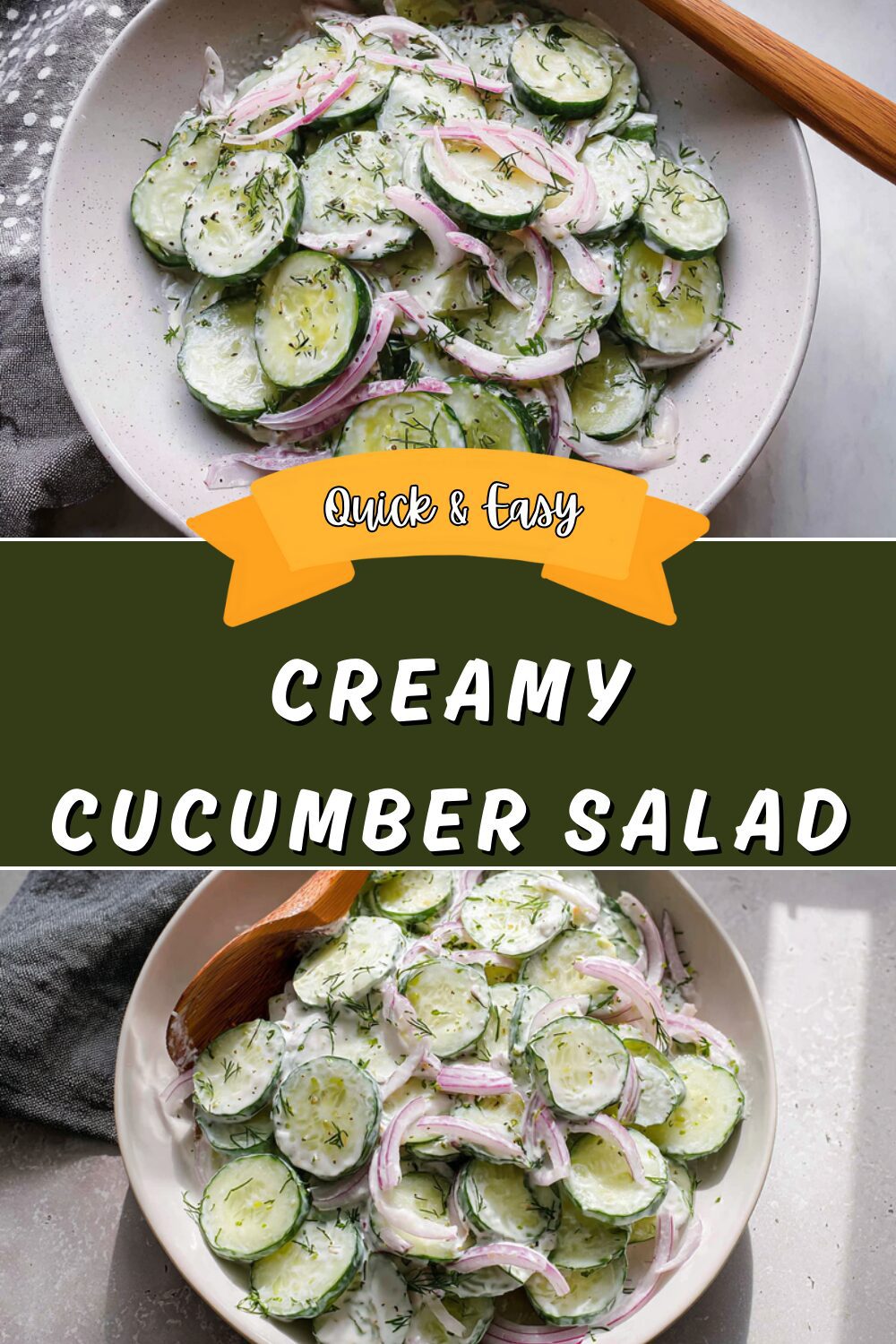 Creamy Cucumber Salad
