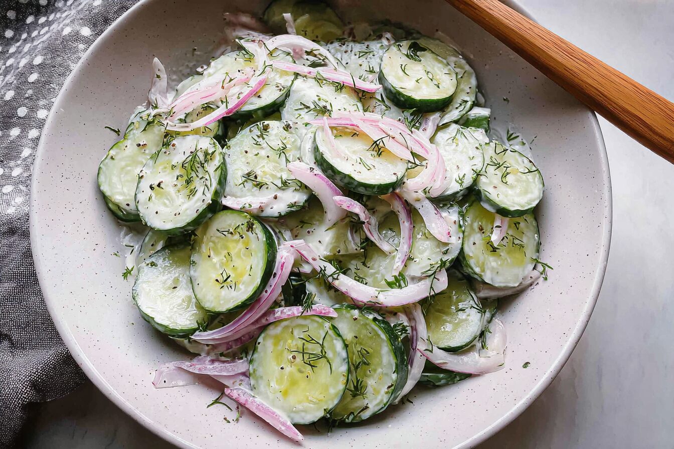 Creamy Cucumber Salad
