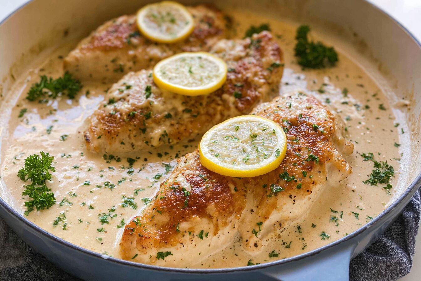 Creamy Lemon Parmesan Chicken