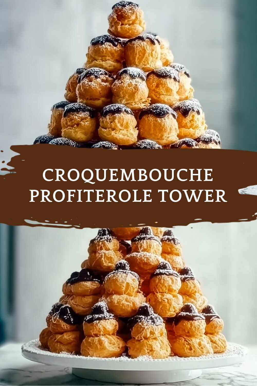 Croquembouche Profiterole Tower
