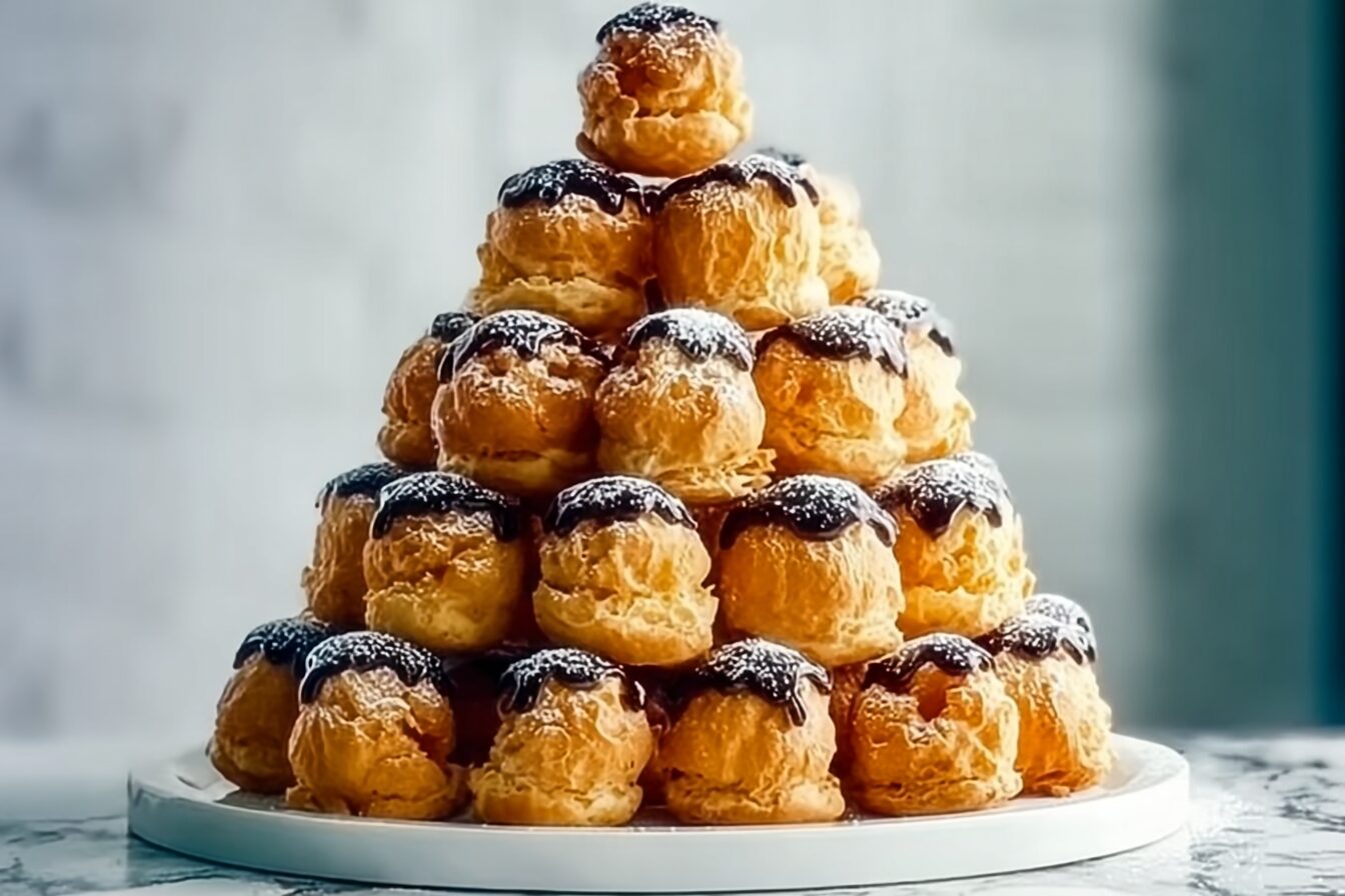 Croquembouche Profiterole Tower