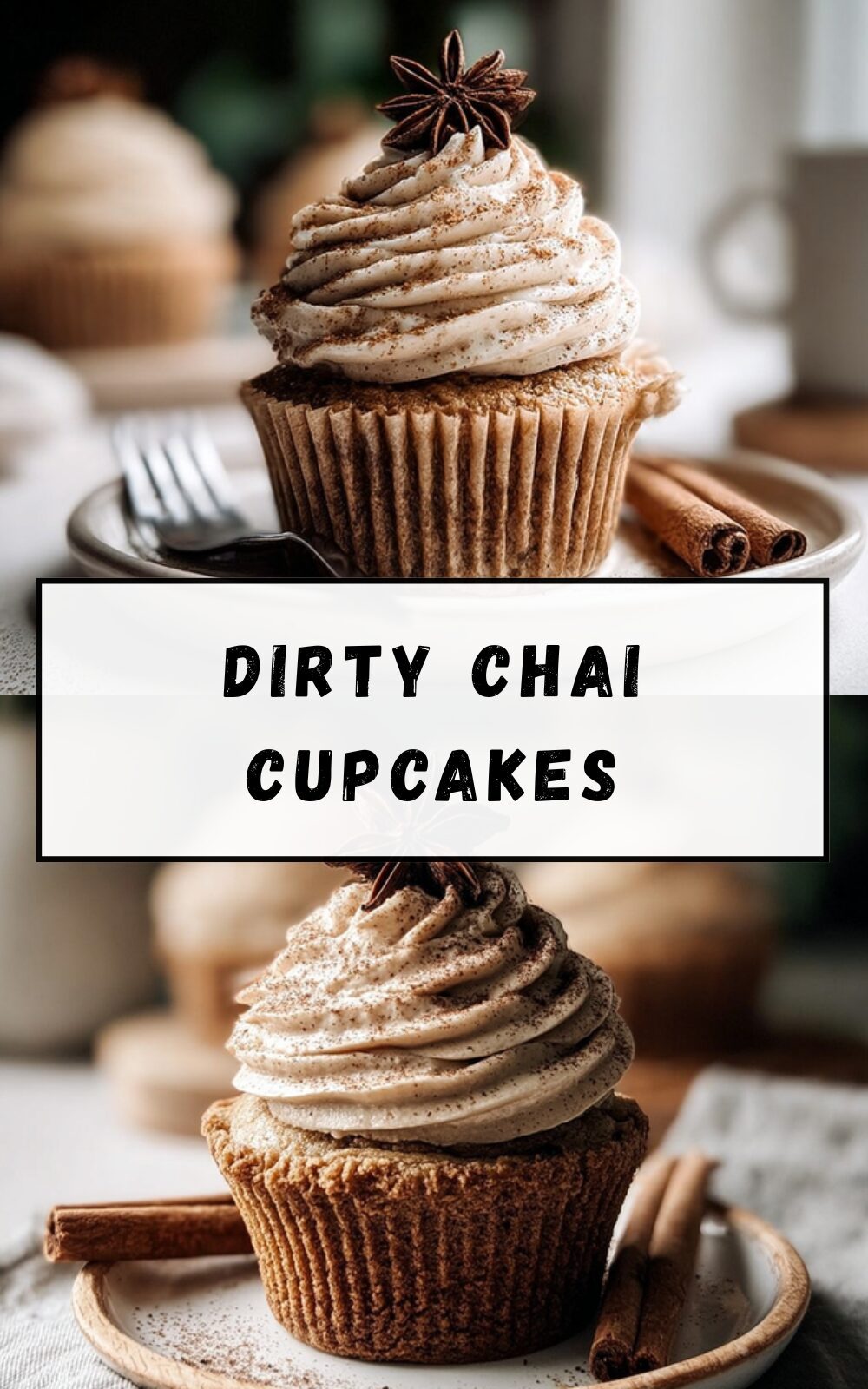 Dirty Chai Cupcakes