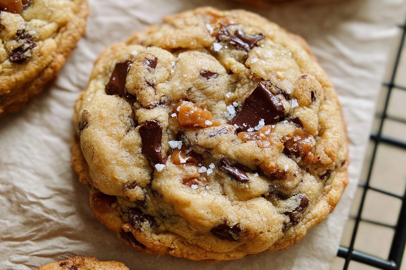 Espresso Toffee Chunk Cookies
