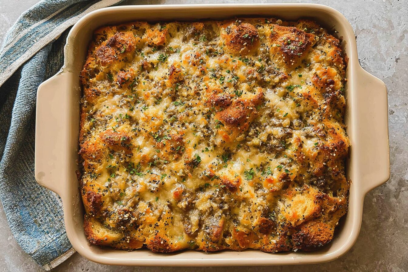 Everything Bagel Casserole