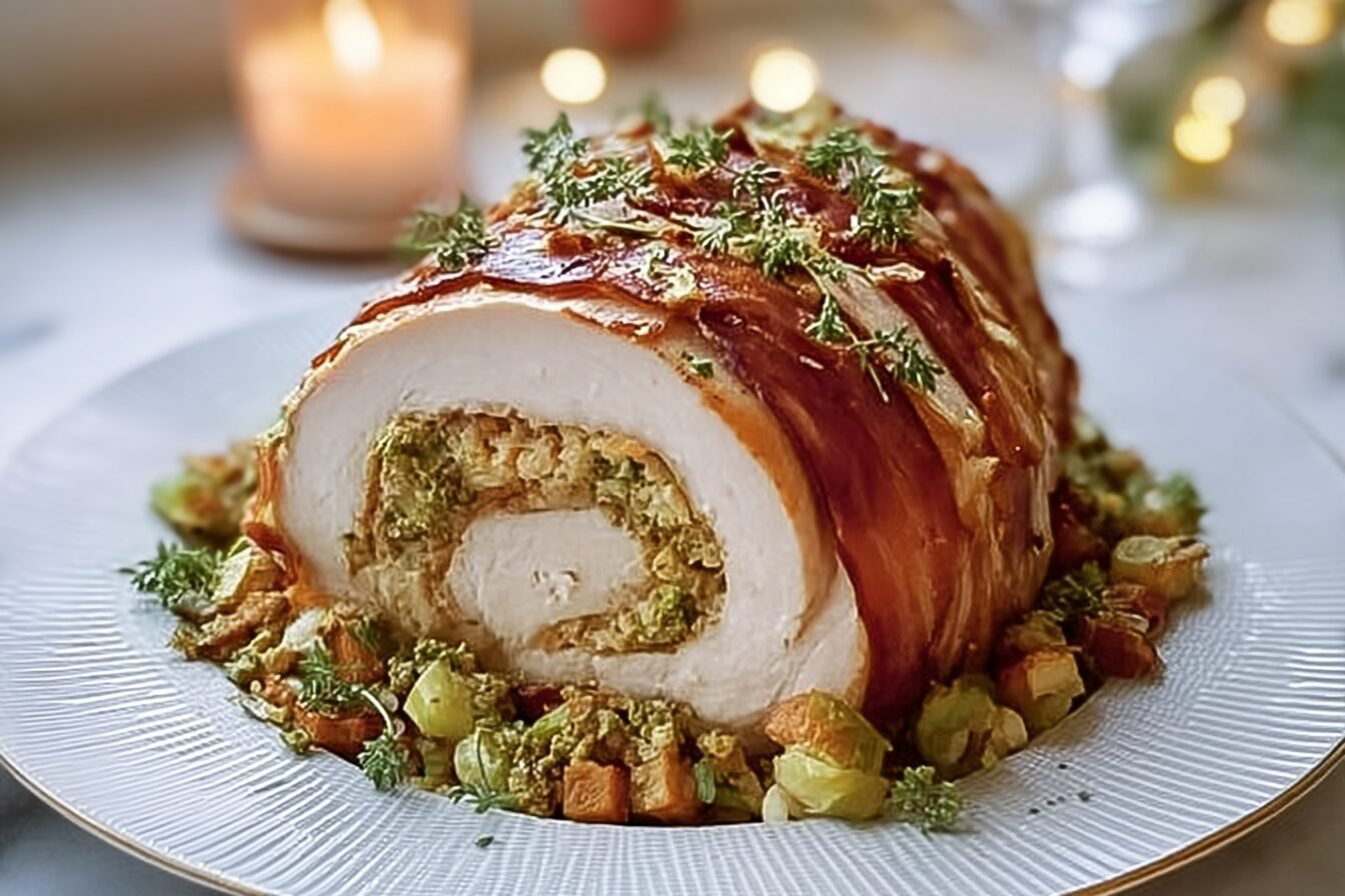 Italian Stuffed Turkey Crown