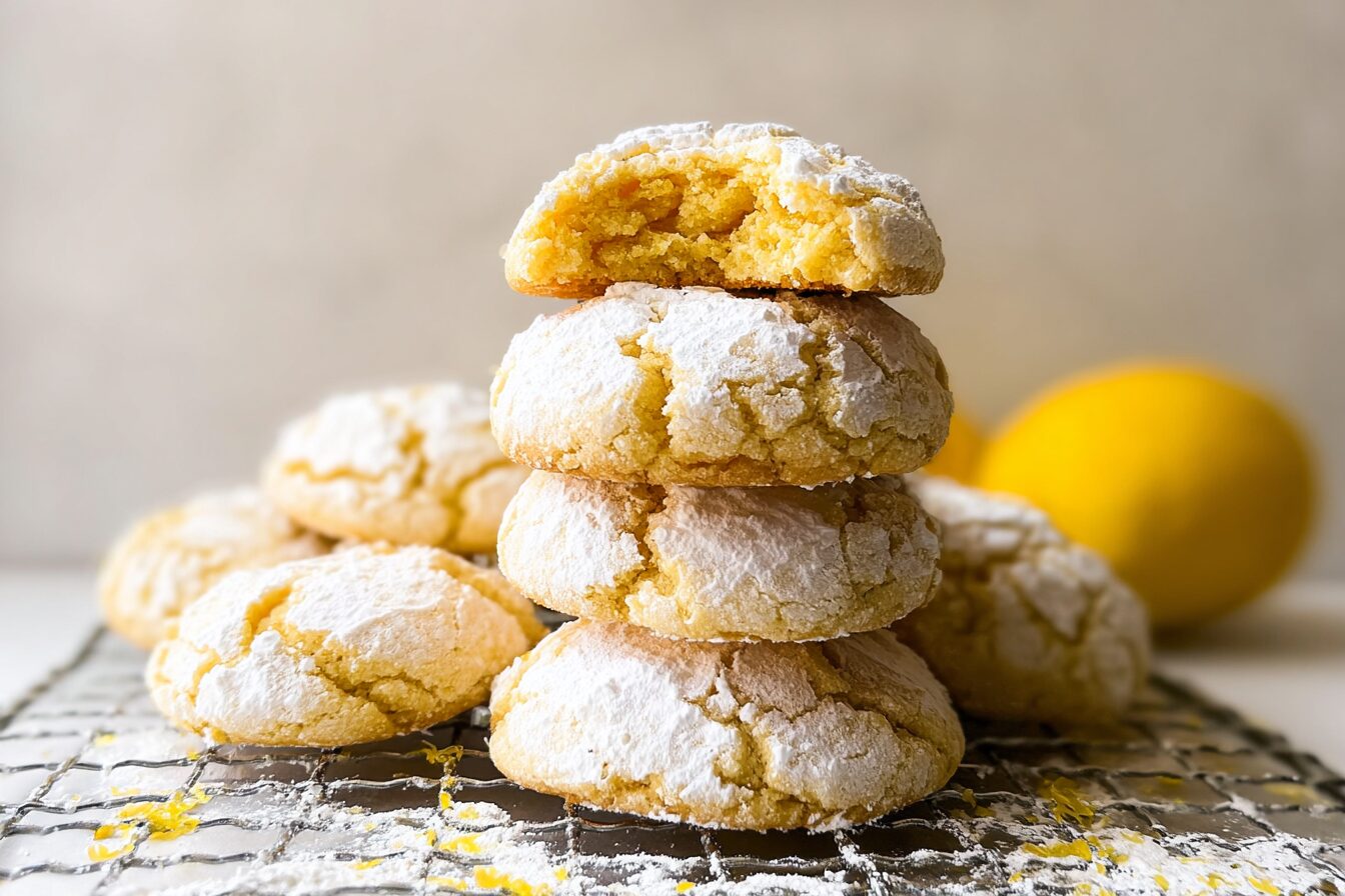 Lemon Crinkle Cookies