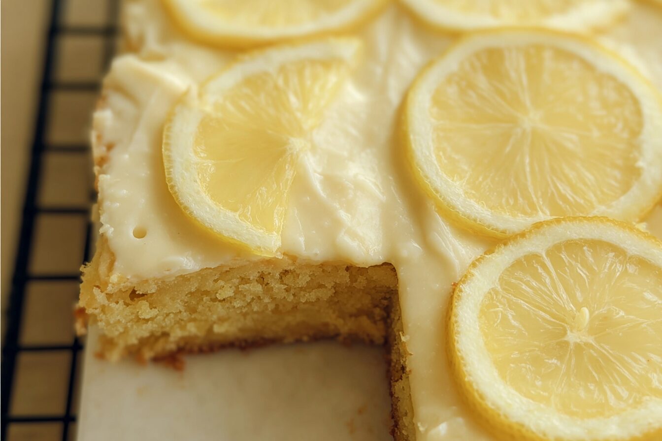 Lemon Sheet Cake