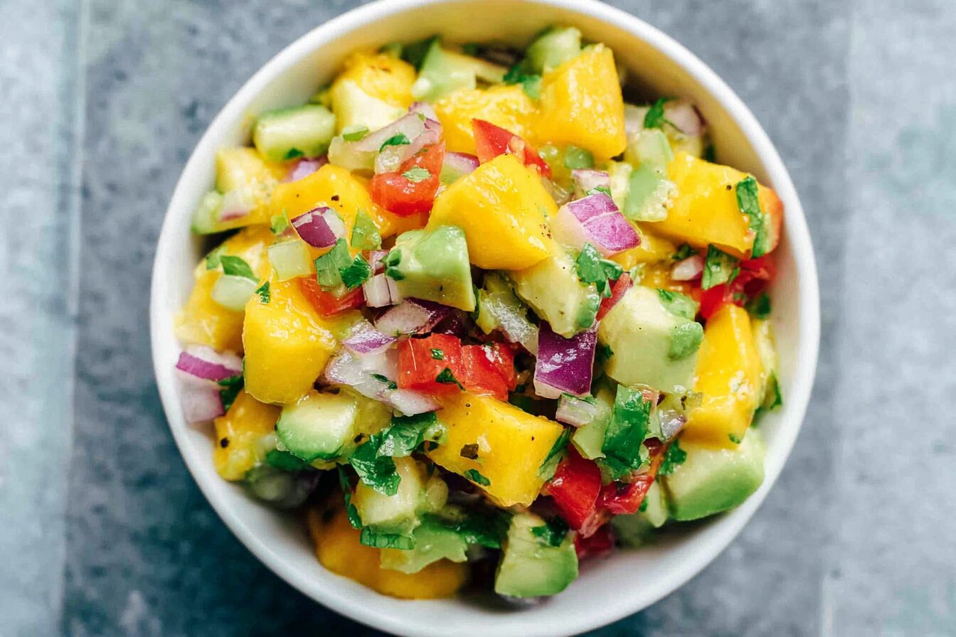 Mango Lime Avocado Salsa