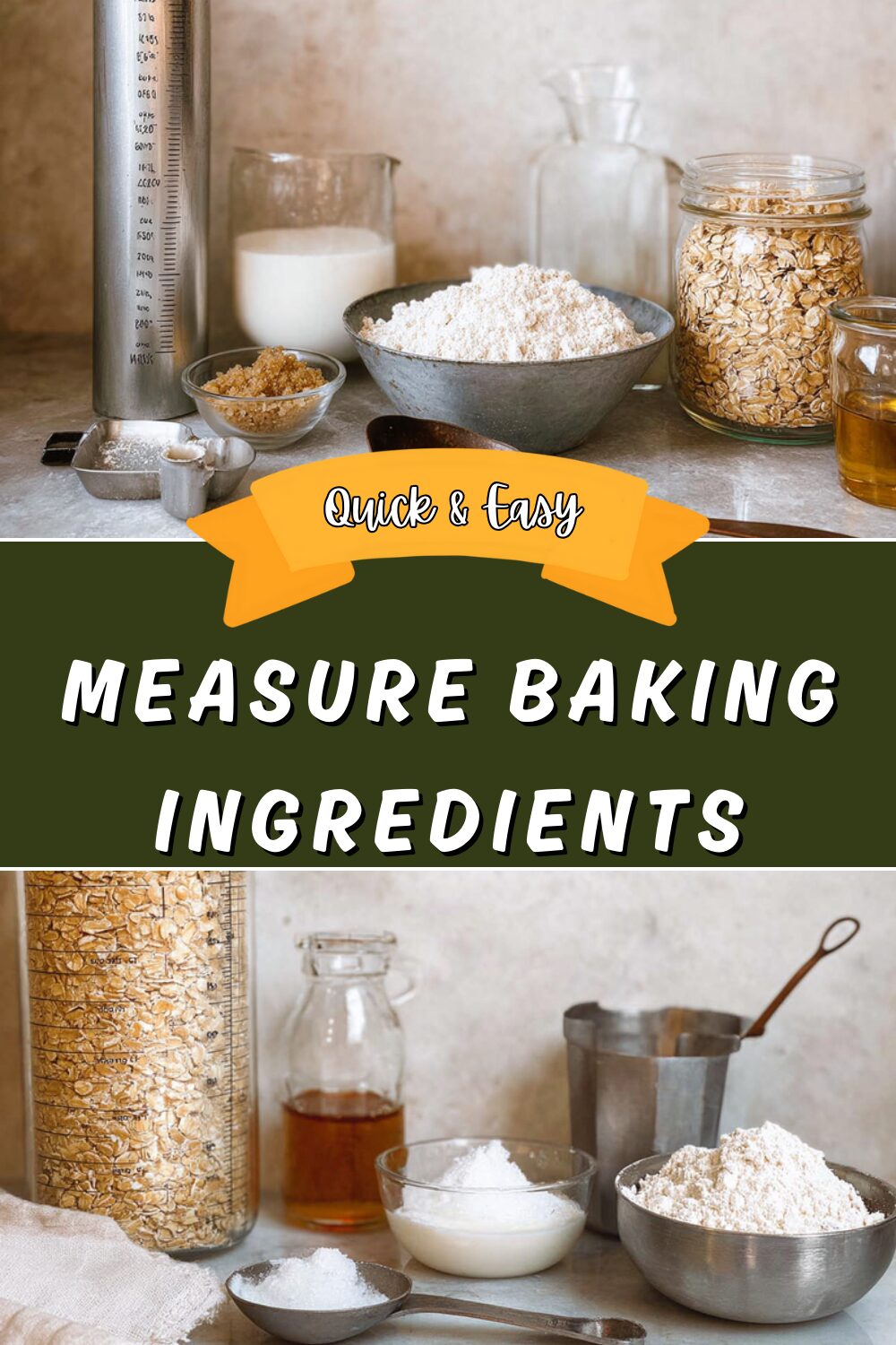 Measure Baking Ingredients
