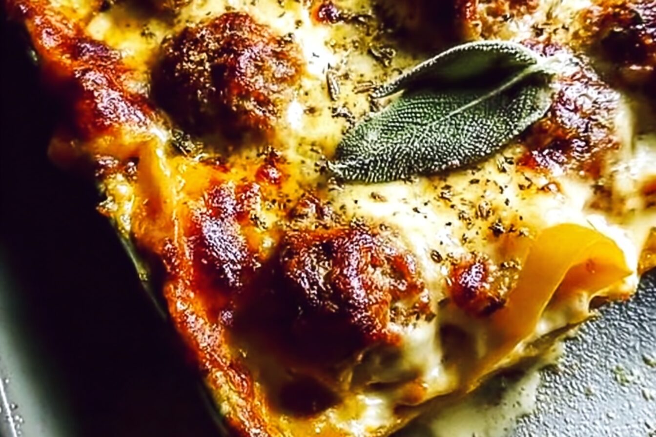 Meatball Sage And Squash Lasagne