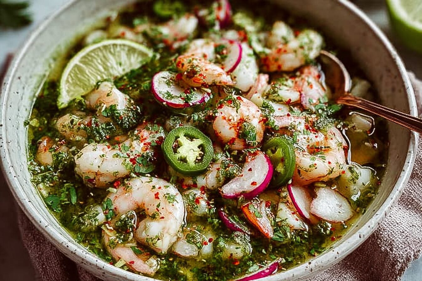 Mexican Shrimp Ceviche Aguachile