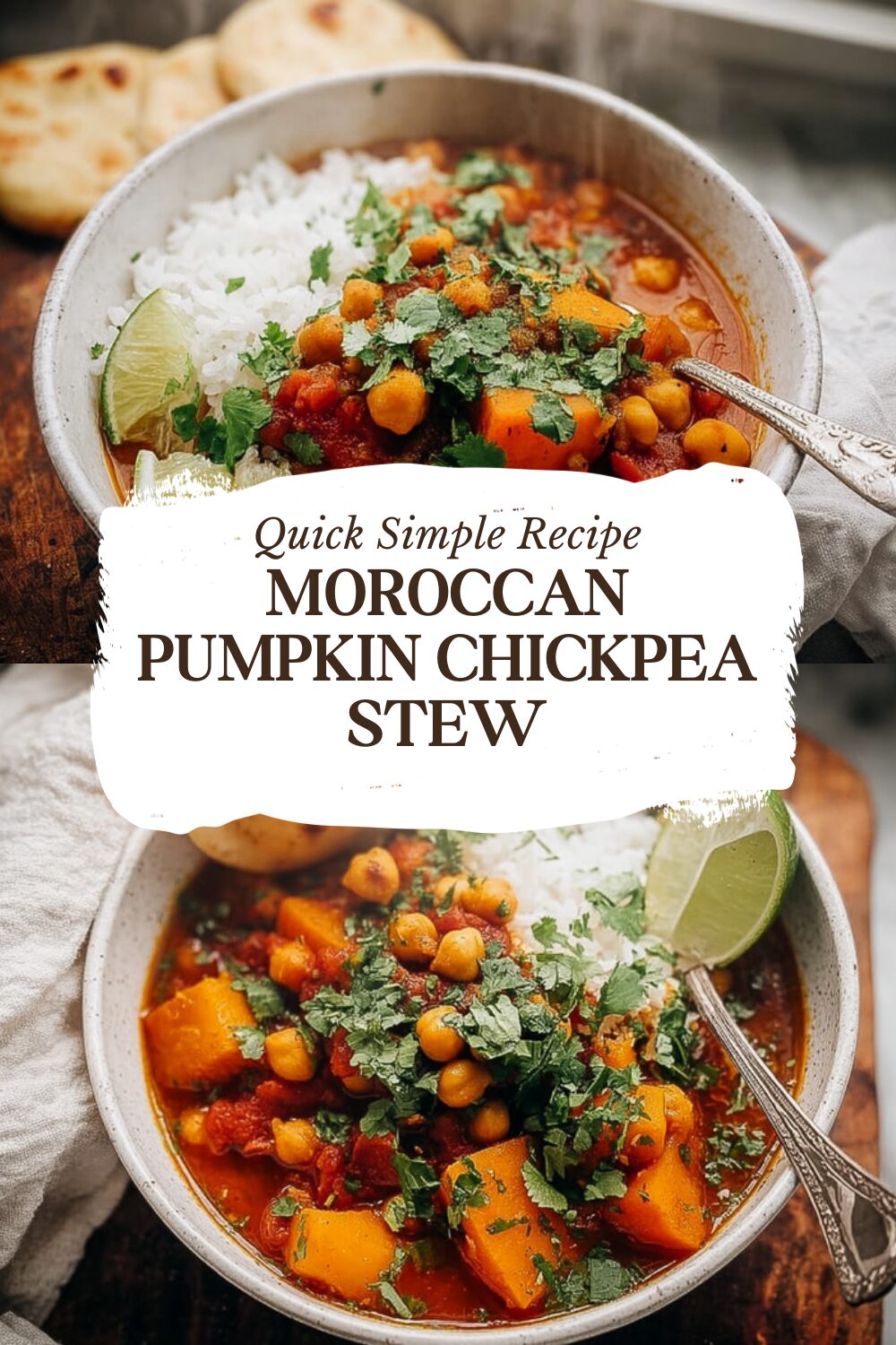 Moroccan Pumpkin Chickpea Stew