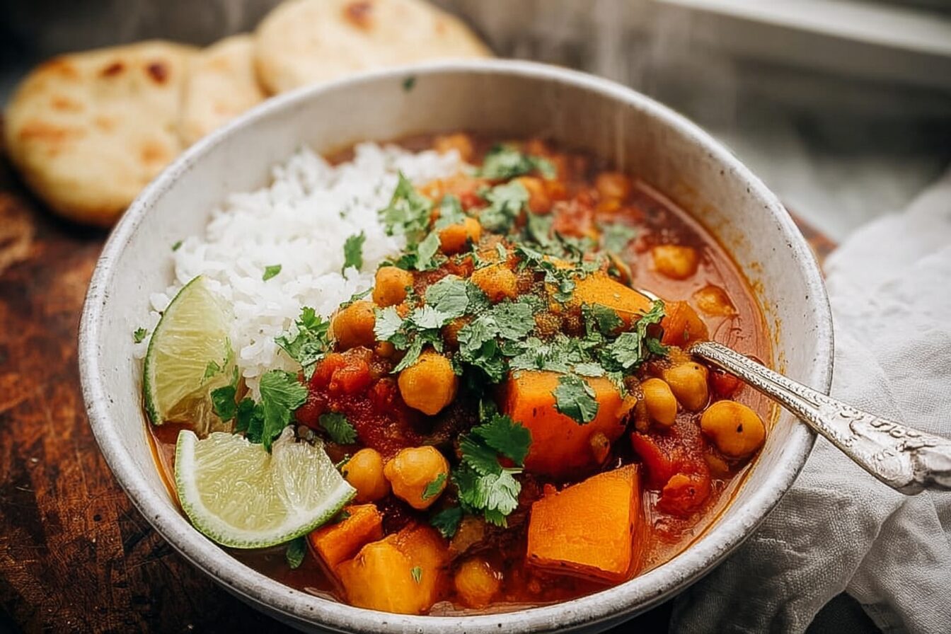 Moroccan Pumpkin Chickpea Stew