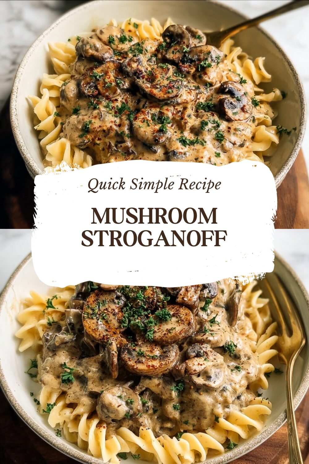 Mushroom Stroganoff