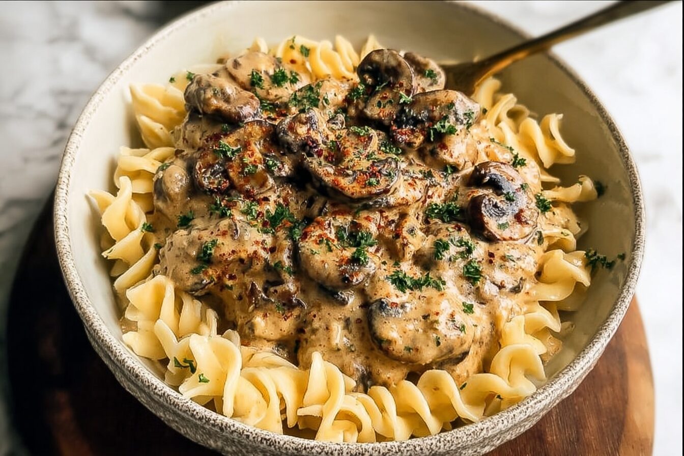 Mushroom Stroganoff