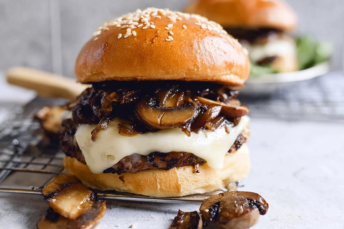 Mushroom Swiss Burger