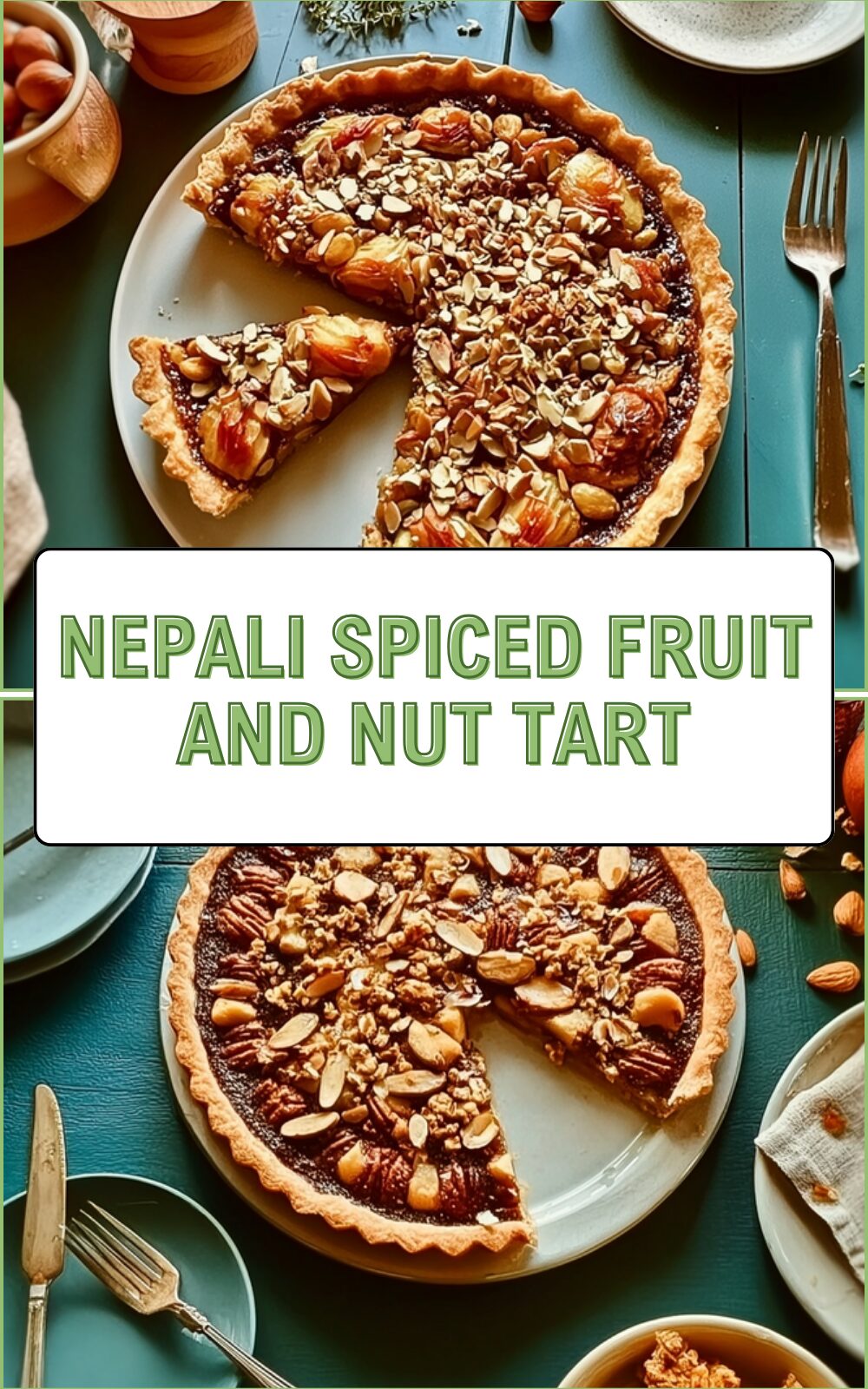 Nepali Spiced Fruit And Nut Tart