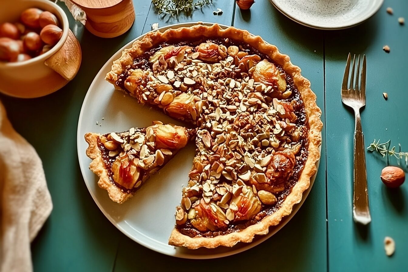 Nepali Spiced Fruit And Nut Tart