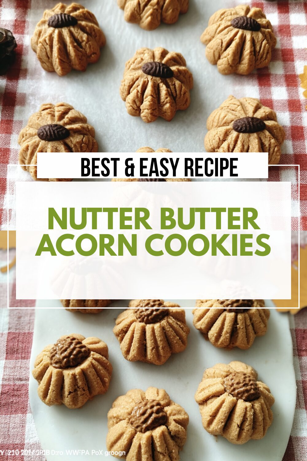 Nutter Butter Acorn Cookies