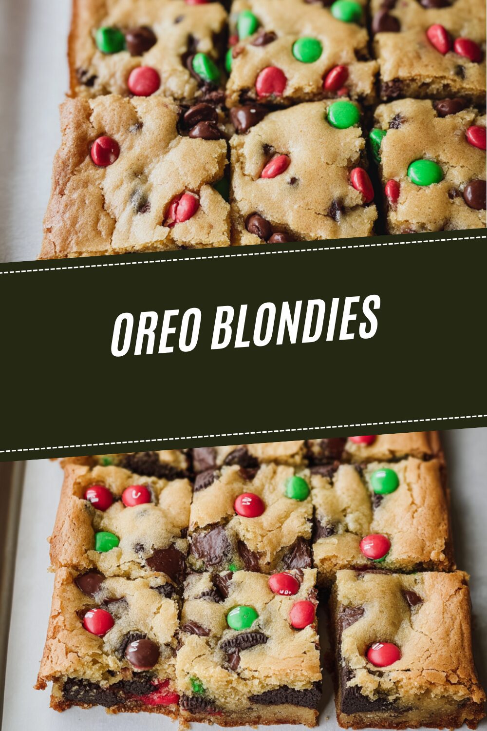 Oreo Blondies