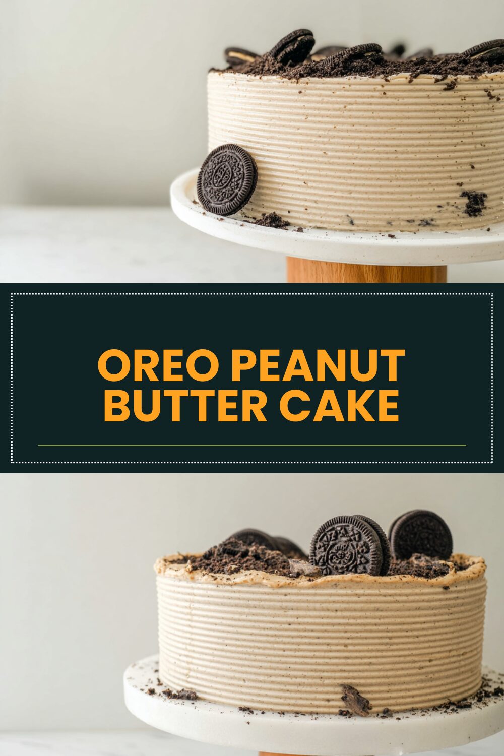Oreo Peanut Butter Cake