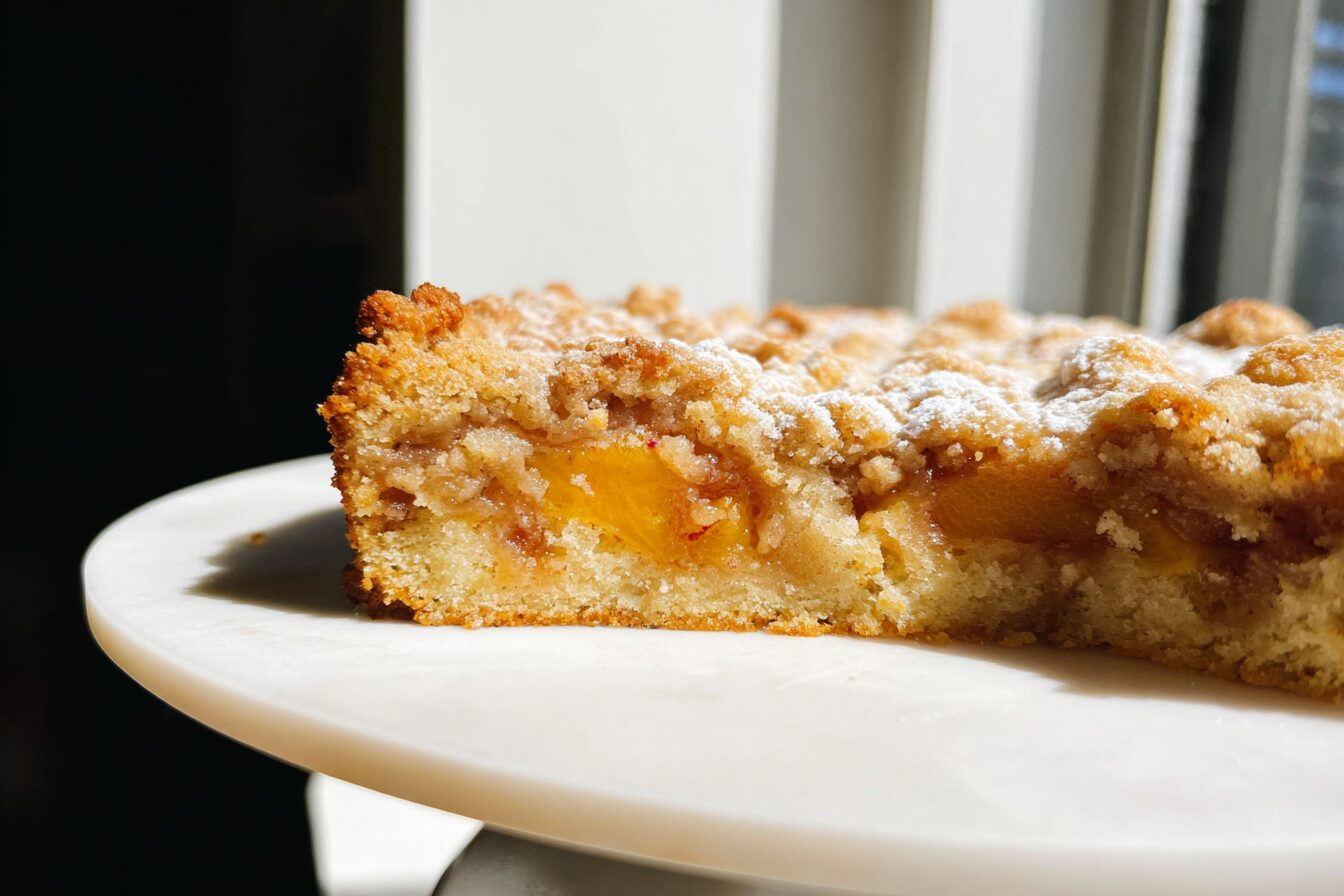 Peach Cobbler Cake