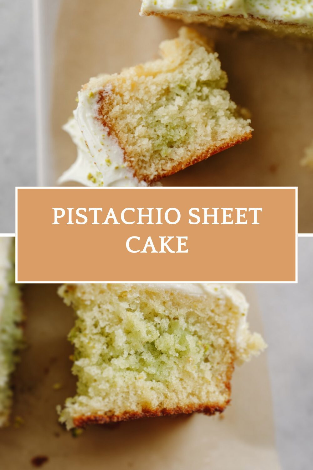 Pistachio Sheet Cake