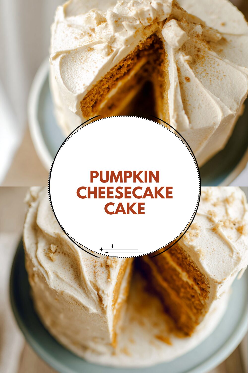 Pumpkin Cheesecake Cake