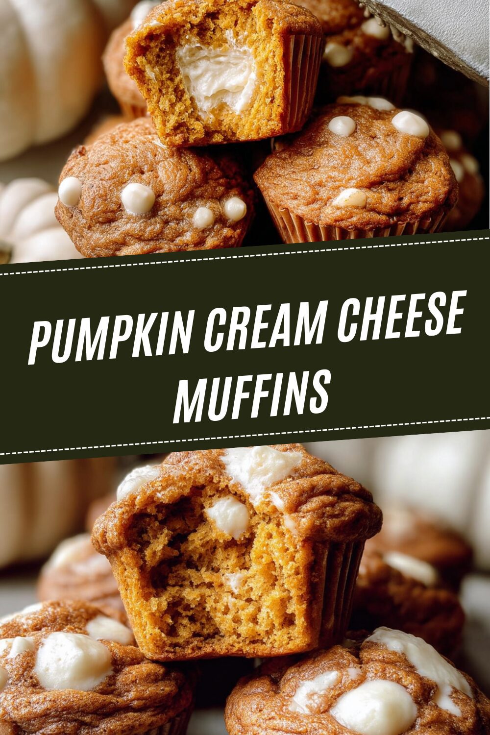 Pumpkin Cream Cheese Muffins