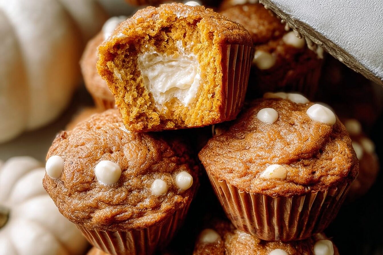 Pumpkin Cream Cheese Muffins