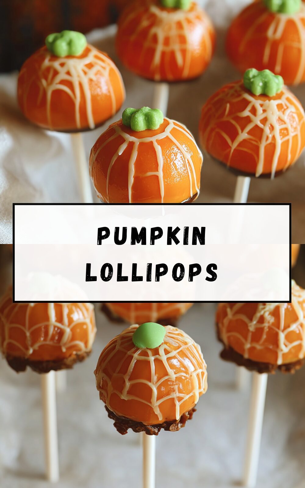 Pumpkin Lollipops