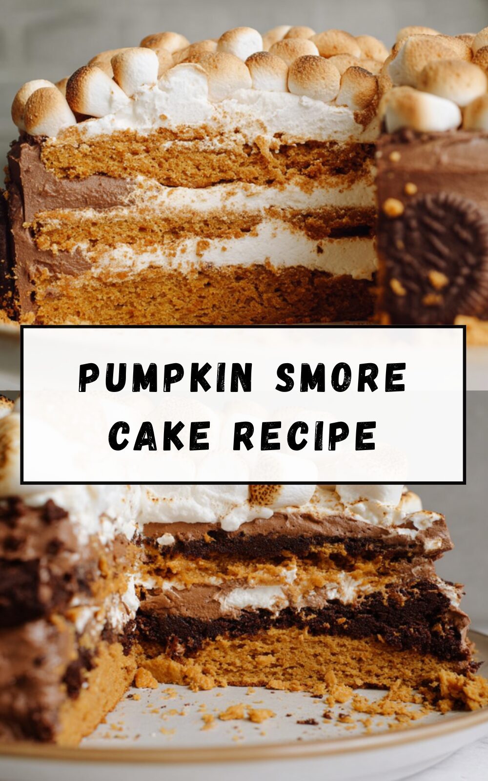 Pumpkin Smore Cake Recipe
