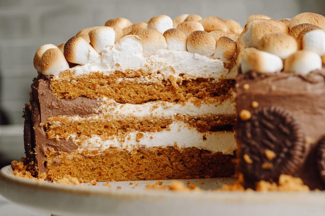 Pumpkin Smore Cake Recipe