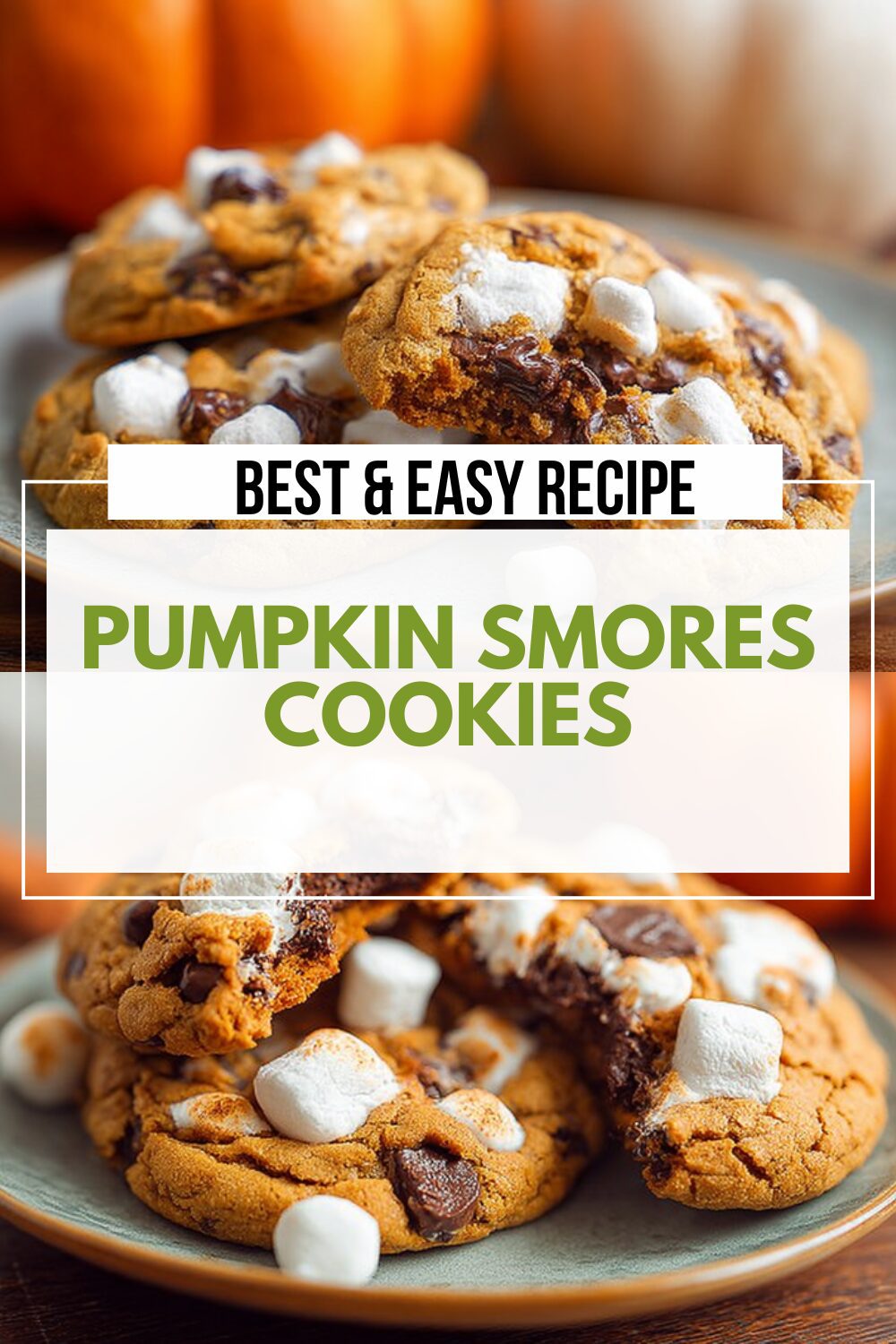 Pumpkin Smores Cookies