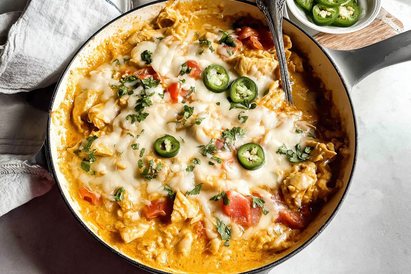Queso Chicken Skillet