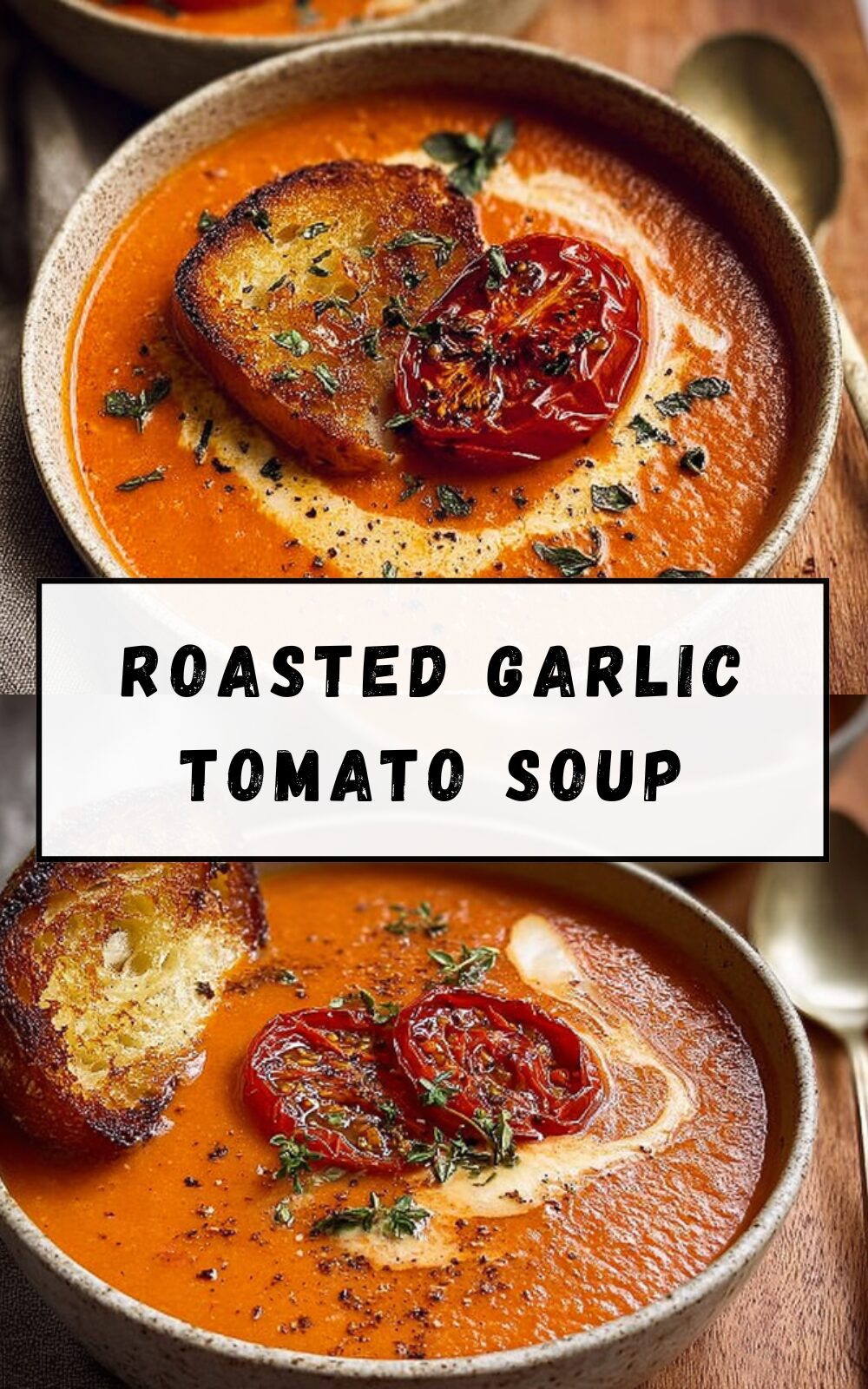 Roasted Garlic Tomato Soup