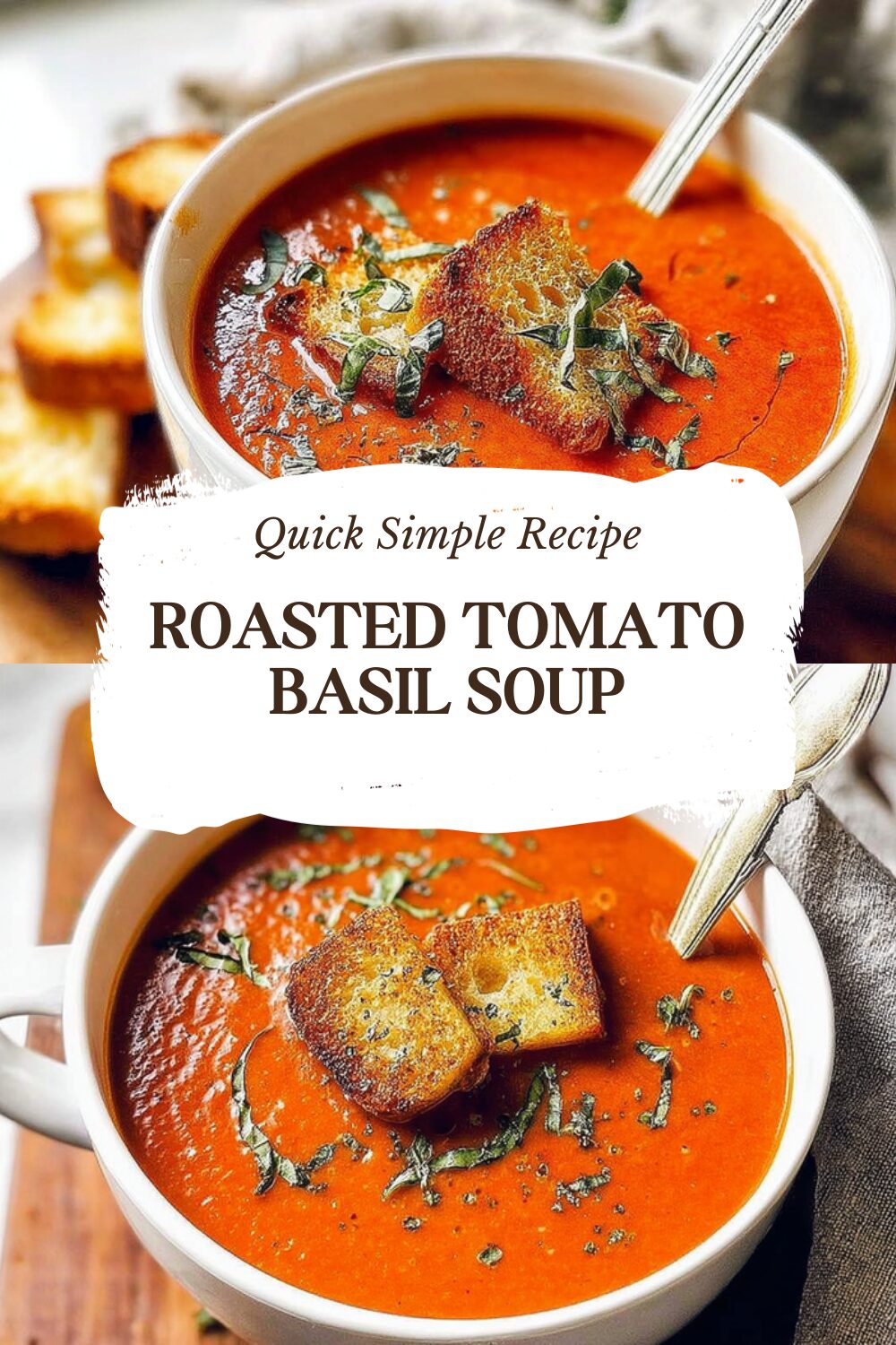 Roasted Tomato Basil Soup