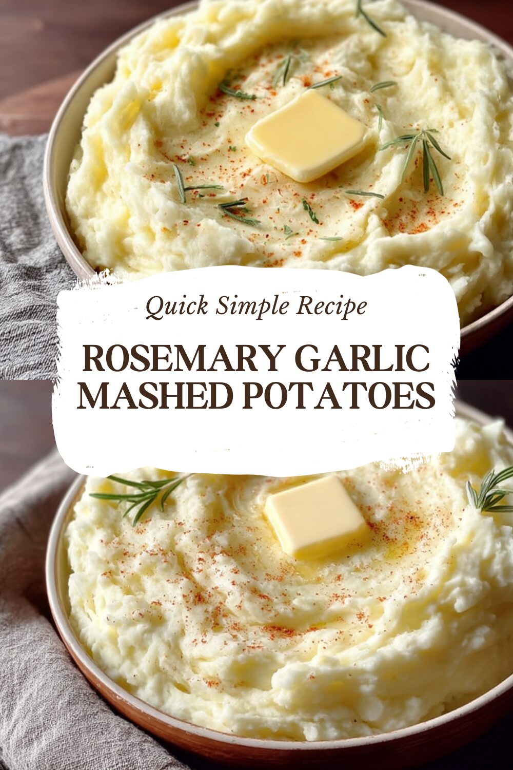 Rosemary Garlic Mashed Potatoes