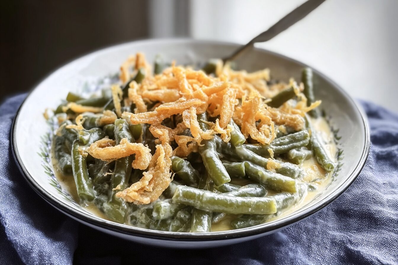 Slow Cooker Green Bean Casserole