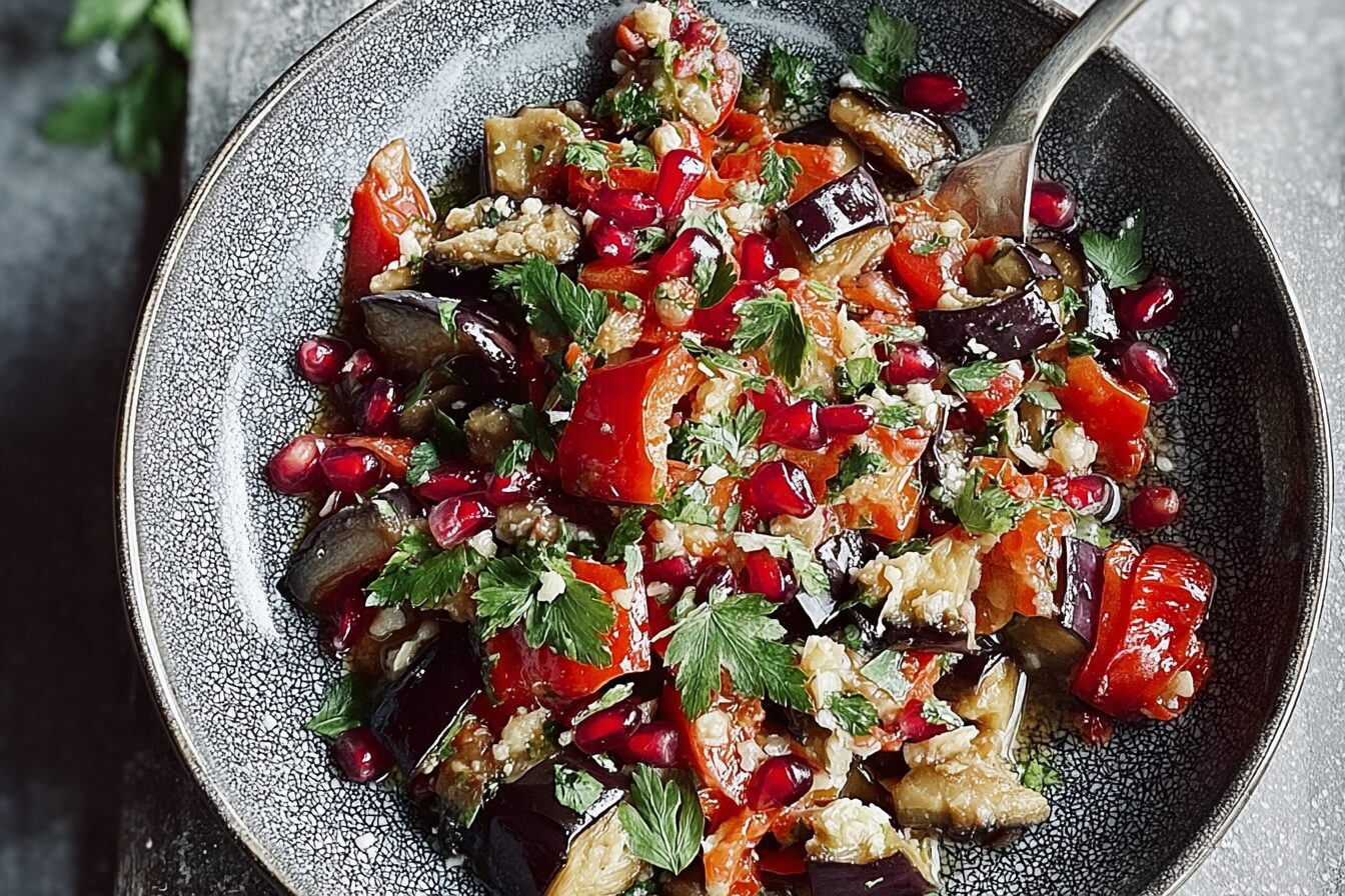 Smoked Aubergine Salad