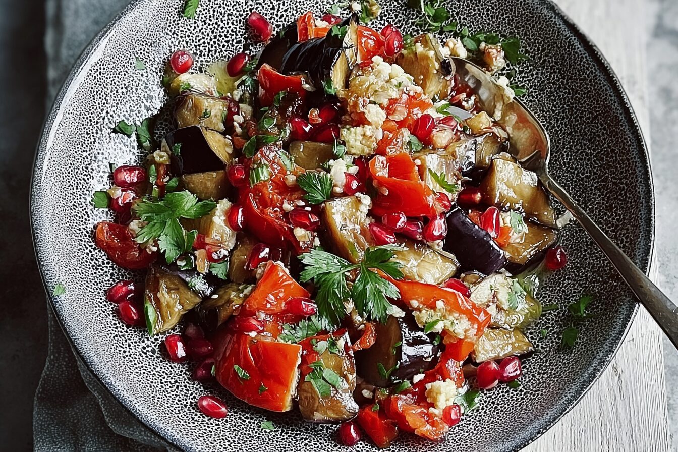 Smoked Aubergine Salad