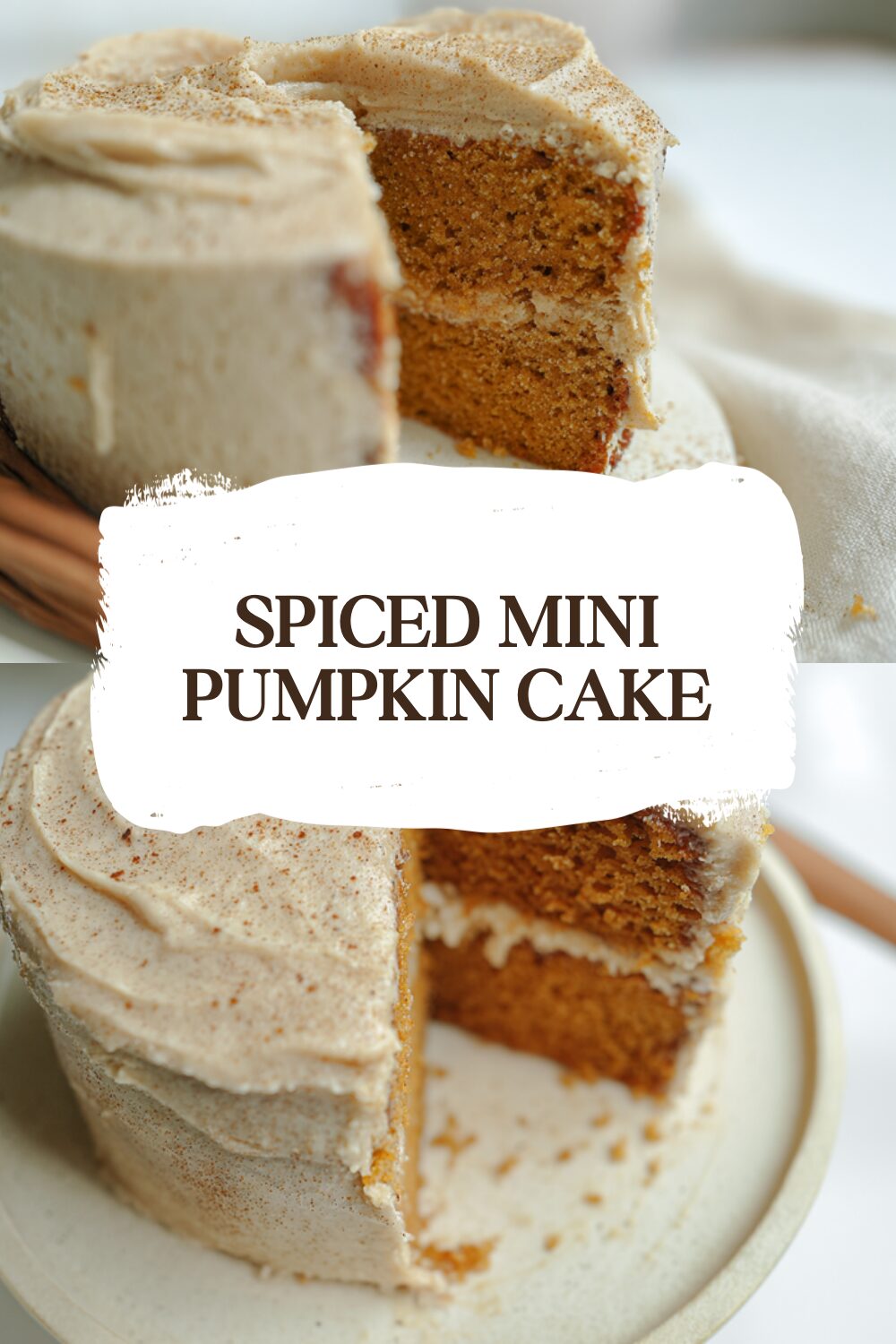 Spiced Mini Pumpkin Cake